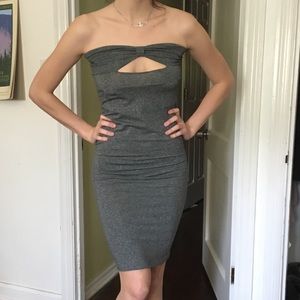 SHIMMERY BODY CON DRESS